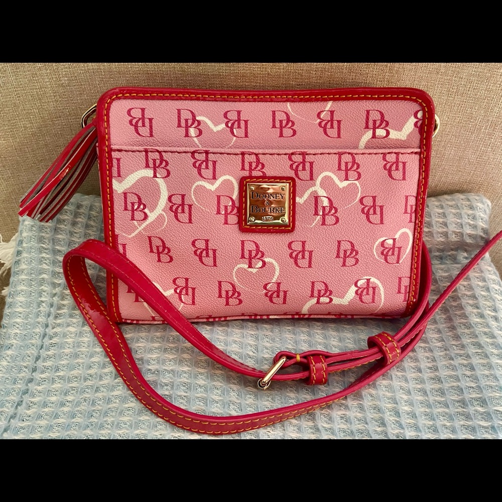 Dooney & Bourke Pink Leather Crossbody